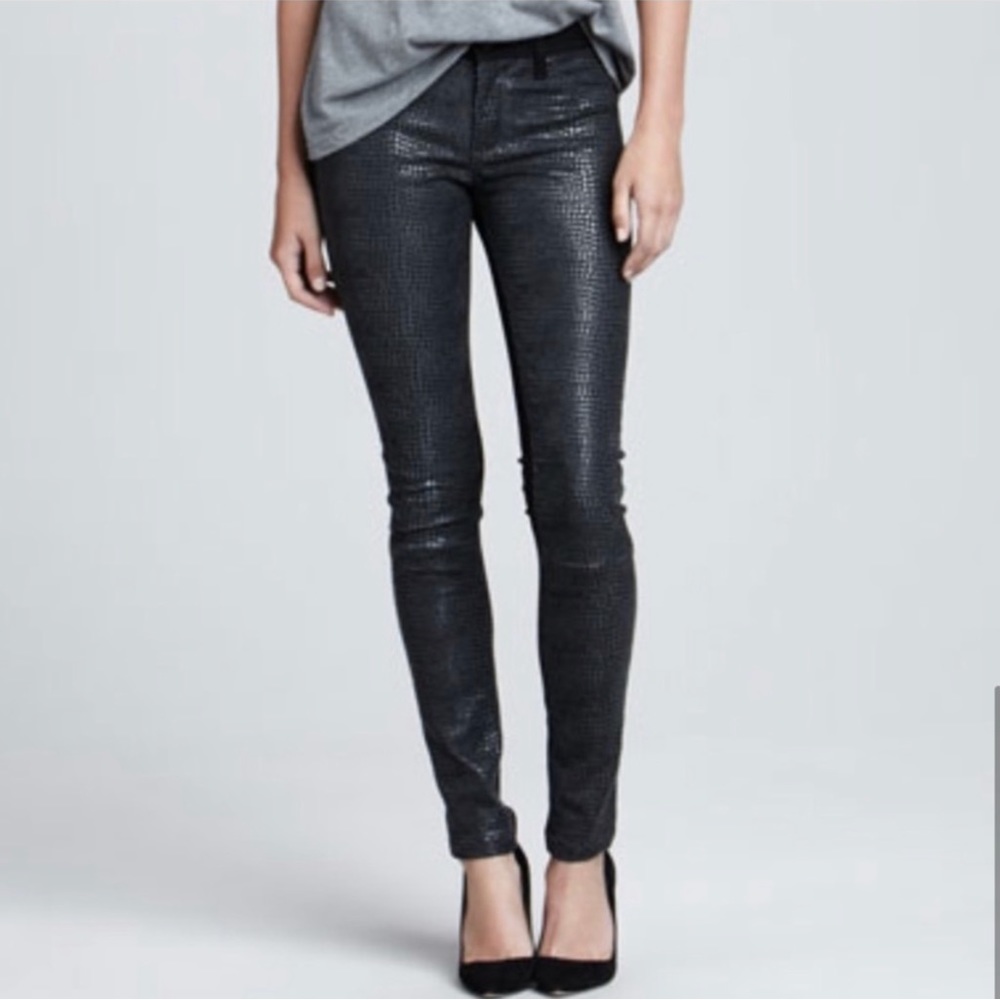 DL1961 Emma Leggings Women’s Size 27 4WAY Stretch Python Print Jeans Pants - Picture 3 of 16